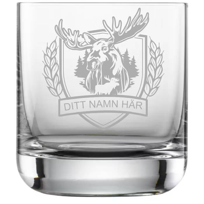 Graverat glas