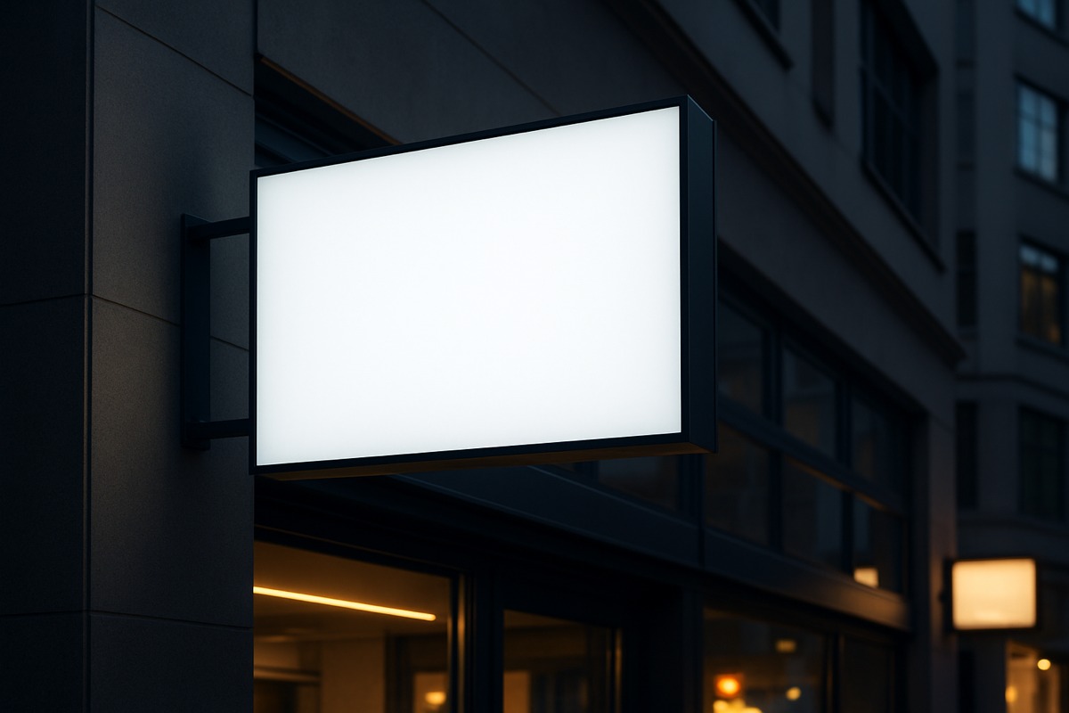 Uppgradera företaget med en skylt med neonbelysning